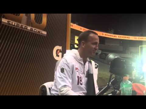 Peyton Manning On The Broncos Offense At #SB50 Media Day – Video