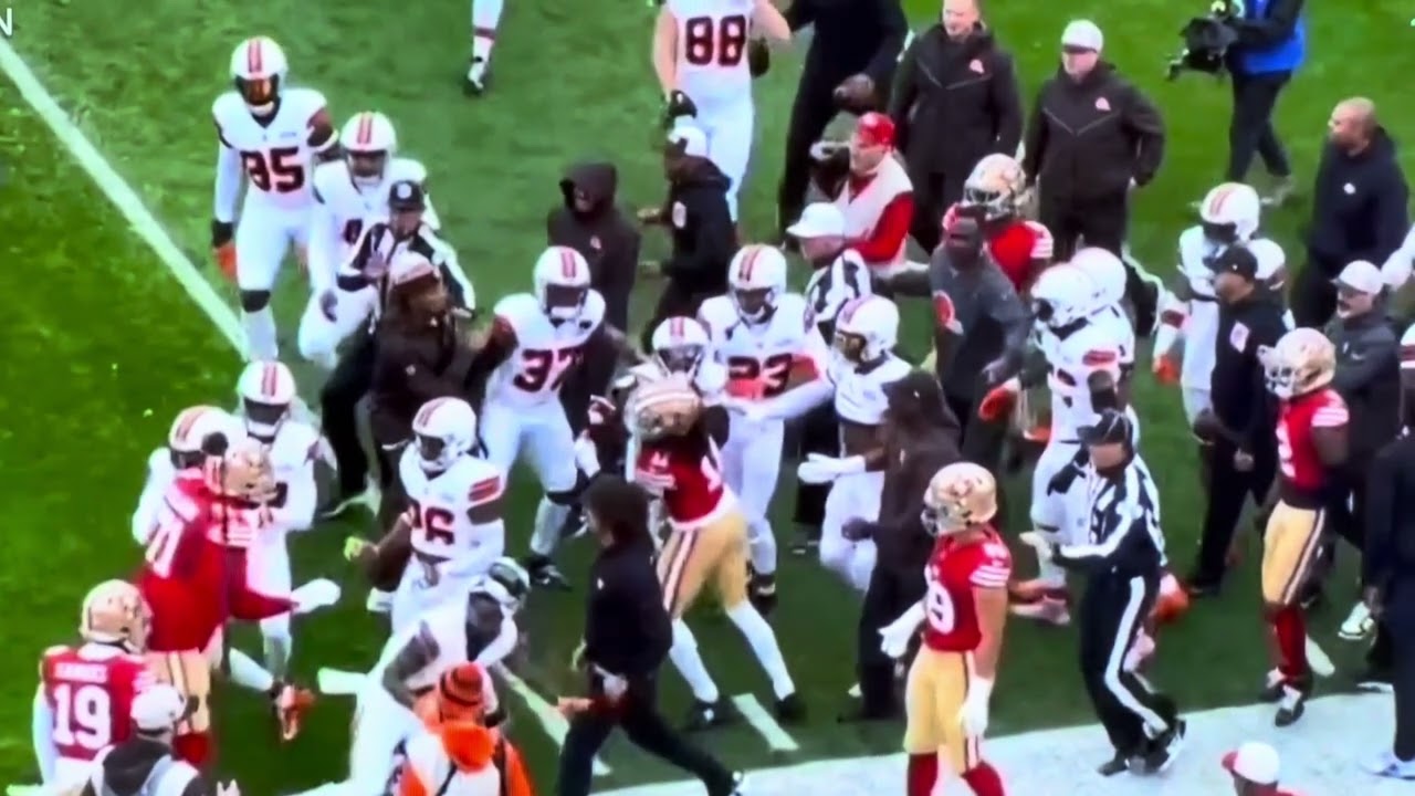 49ers Samuels And Aiyuk Focus Of Shoving Match With Cleveland Browns Players, Why? – Vlog