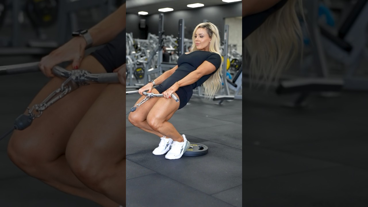 Cable Sissy Squats #legsday #quads #gymworkout – Vlog