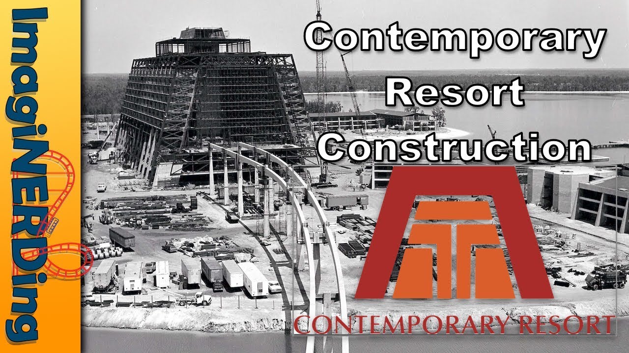 Contemporary Resort Construction Photos From Walt Disney World – Vlog