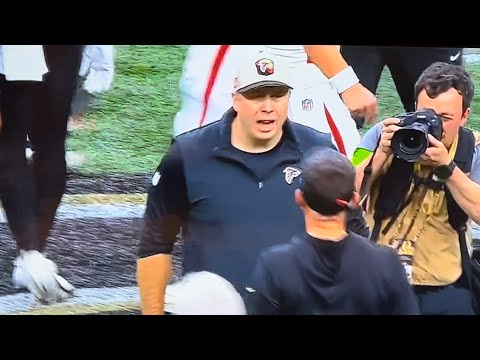 Falcons Coach Arthur Smith Goes Off On Saints Hc Dennis Allen For Running Up Score In 48 17 Win – Vlog