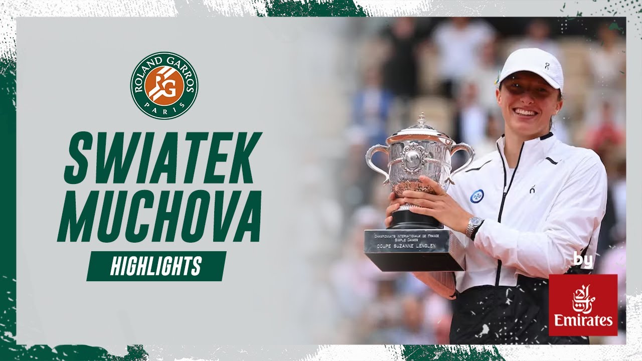 Iga Swiatek Vs Karolina Muchova – Final Highlights I Roland Garros 2023 – Vlog