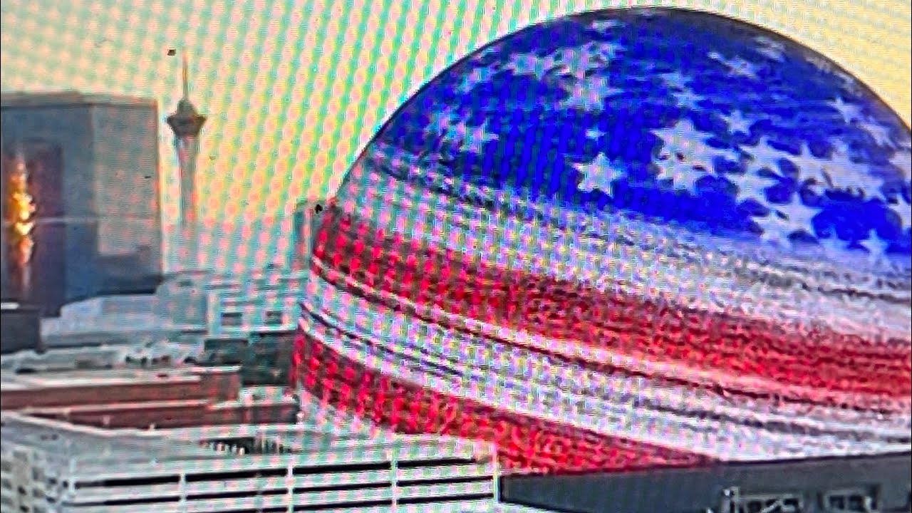 Las Vegas Msg Sphere Fourth Of July Display Is On Now And Its Spectacular – Vlog