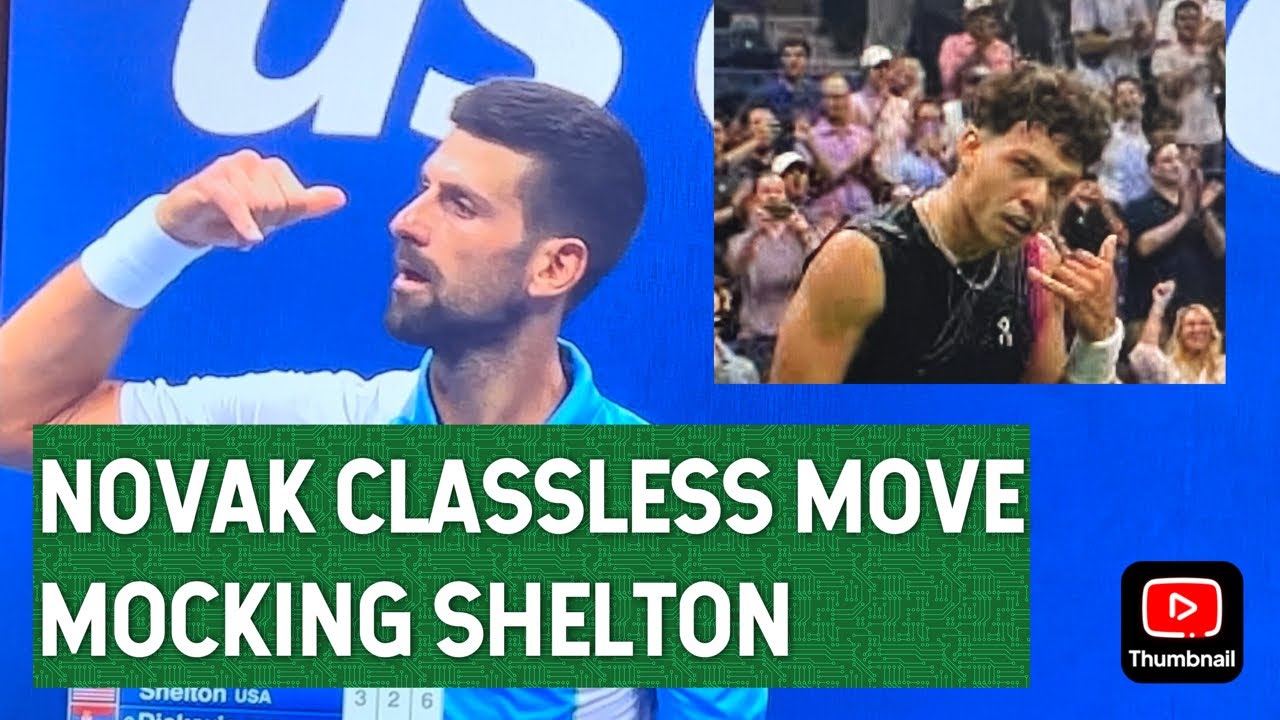 Novak Djokovic Mocks Ben Sheldon Phone Gesture After Us Open In Classless Move Ben Disliked – Vlog