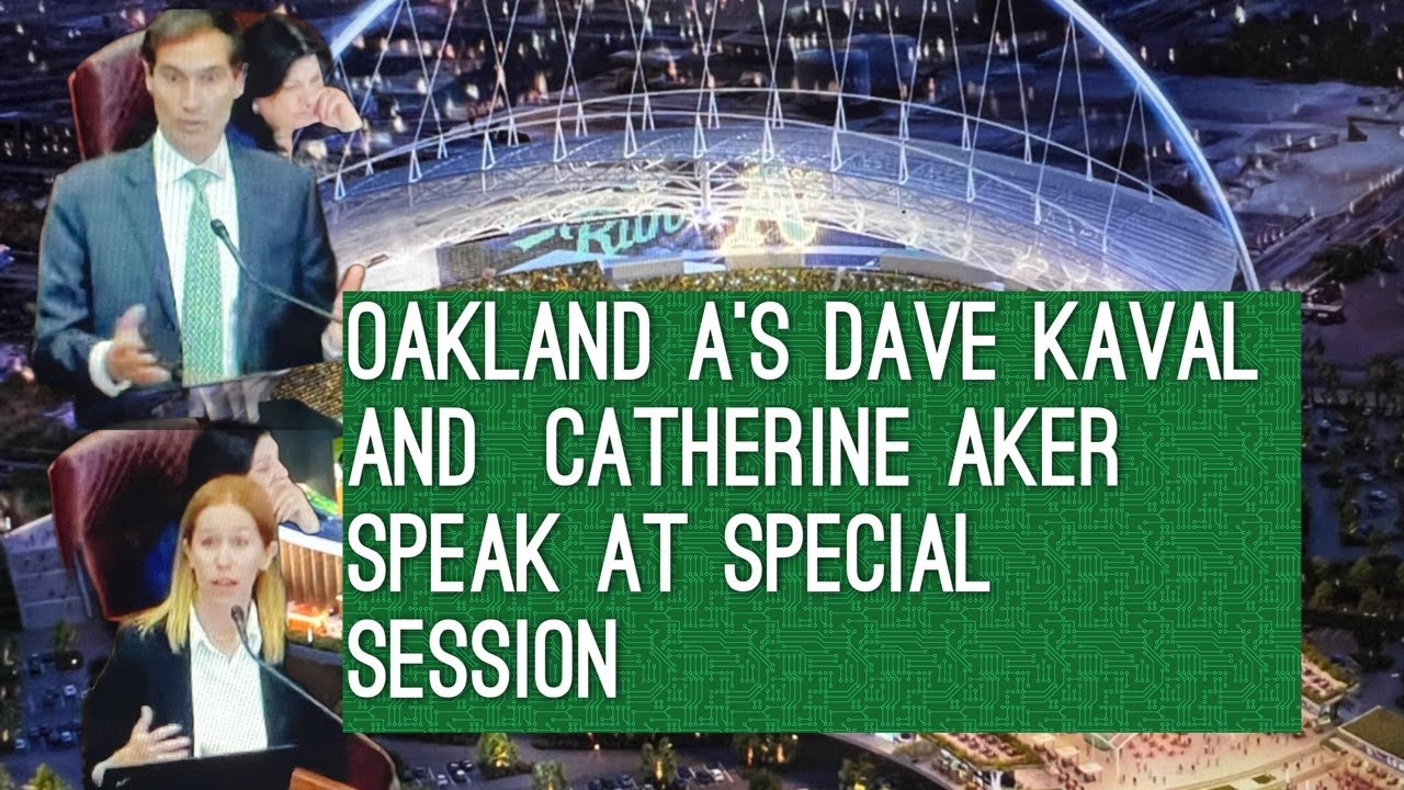 Oakland A’s Catherine Aker And Dave Kaval Speak At Sb1 Special Session For Las Vegas Ballpark – Vlog