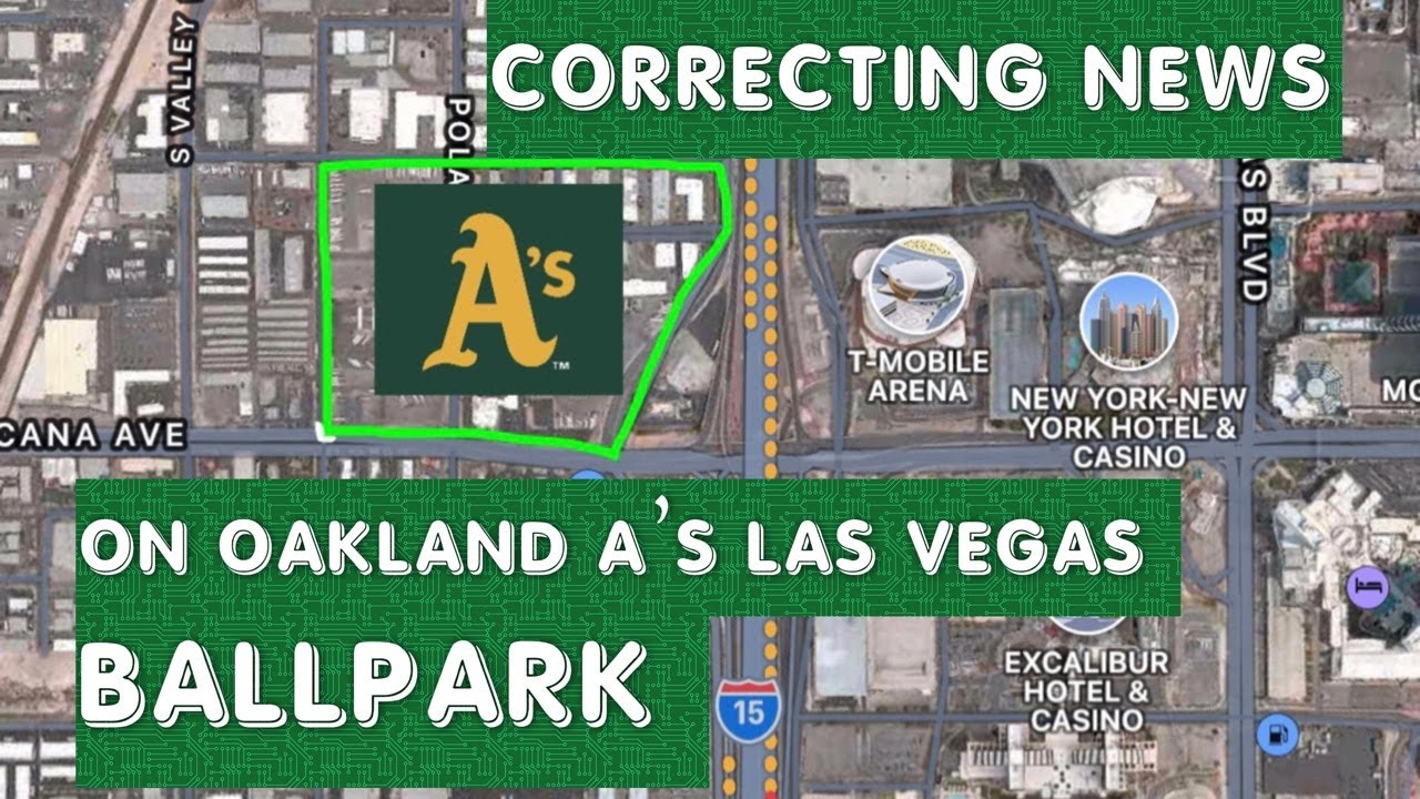 Oakland A’s Las Vegas Ballpark: Report On Fox 5 That A’s Won’t Pay Property Tax Is Wrong – Vlog