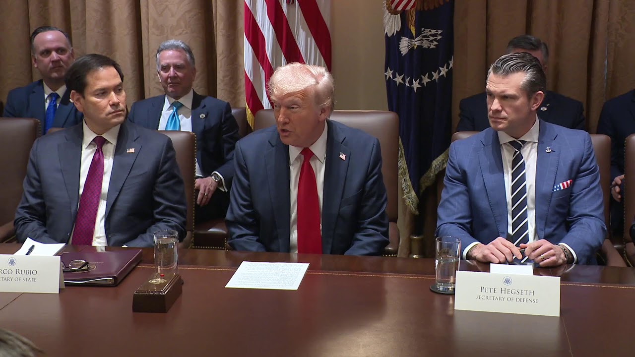 President Trump Hosts First Cabinet Meeting, Feb. 26, 2025