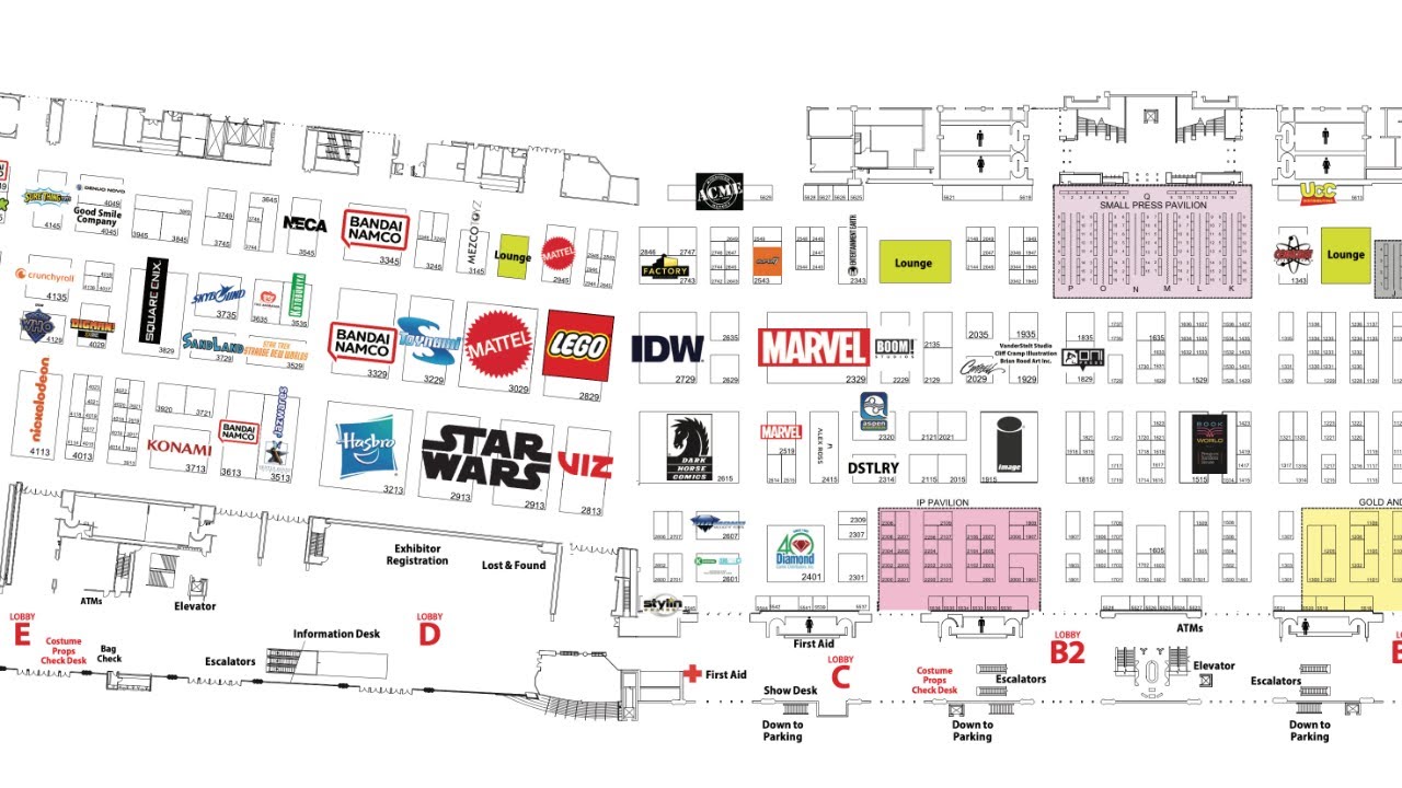 San Diego Comic Con Floor Sdcc Plan News By Jessica Dwyer For Zennie62 – Vlog