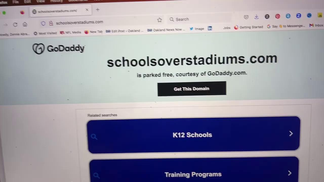 Schoolsoverstadiums.com Anti Oakland As Las Vegas Ballpark Website No Donor Button 1 Week Later – Vlog