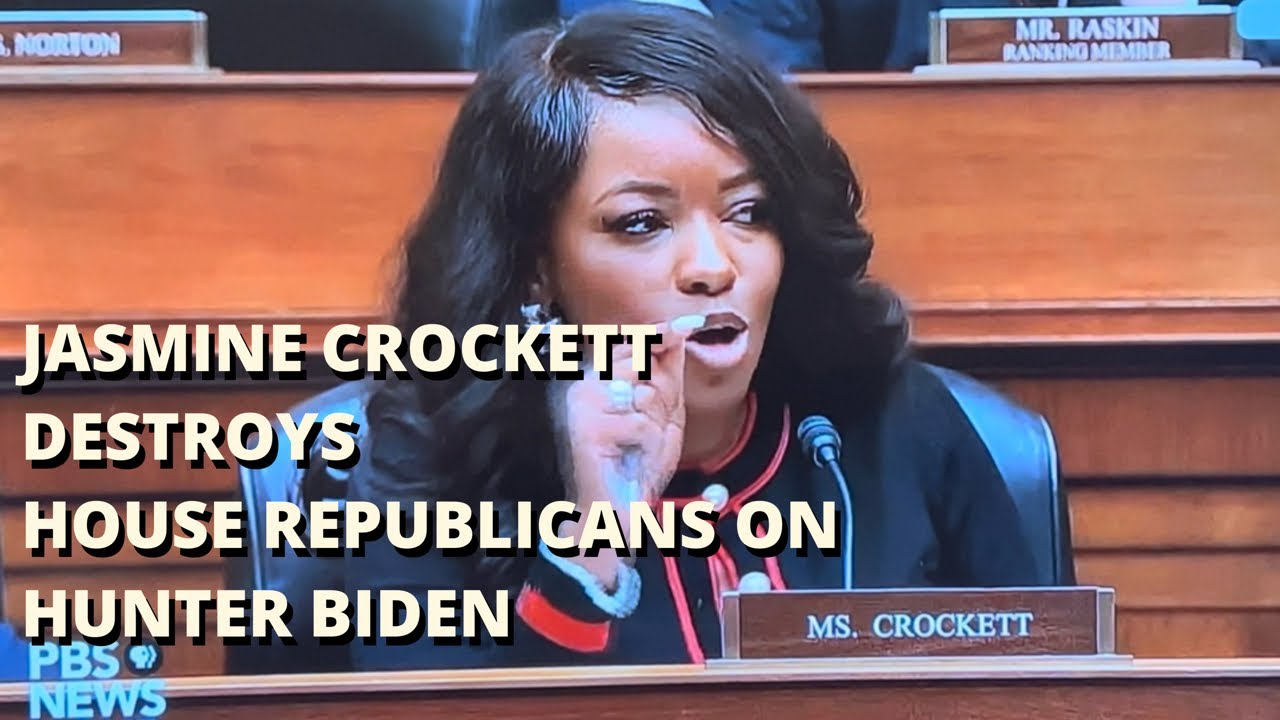 Texas Dem Jasmine Crockett Crushes House Republicans As Mtg Leaves Hunter Biden Hearing – Vlog