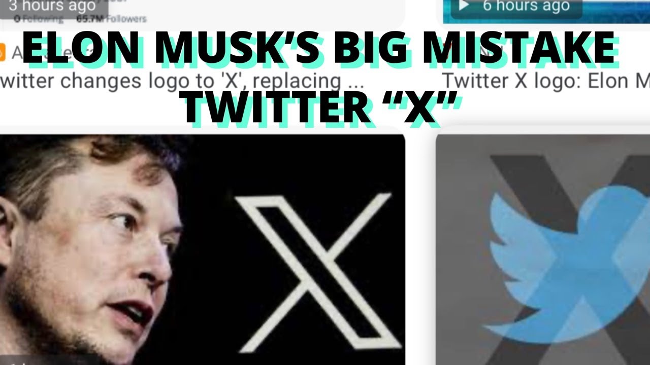 The Iconic Twitter Tweet Bird Logo Is History As Musk Replaces It With An “x” A Giant Error – Vlog