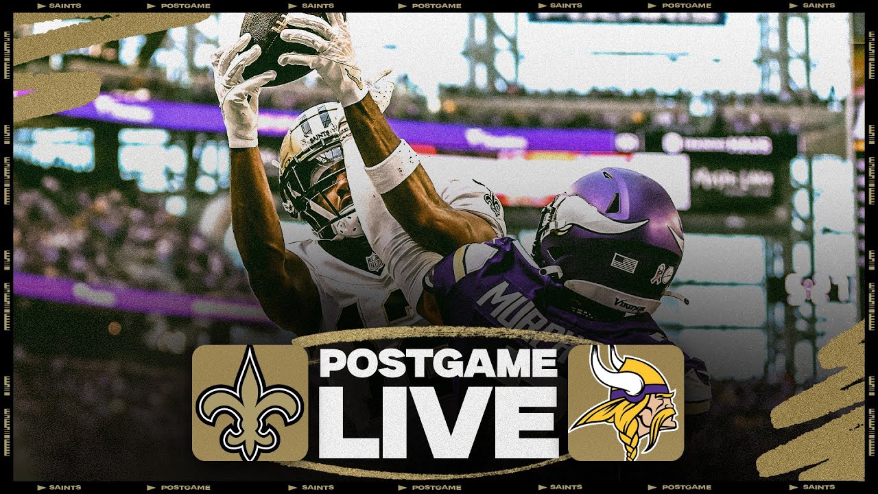 Vikings Vs. Saints Postgame Show | 2023 Nfl Week 10 – Vlog