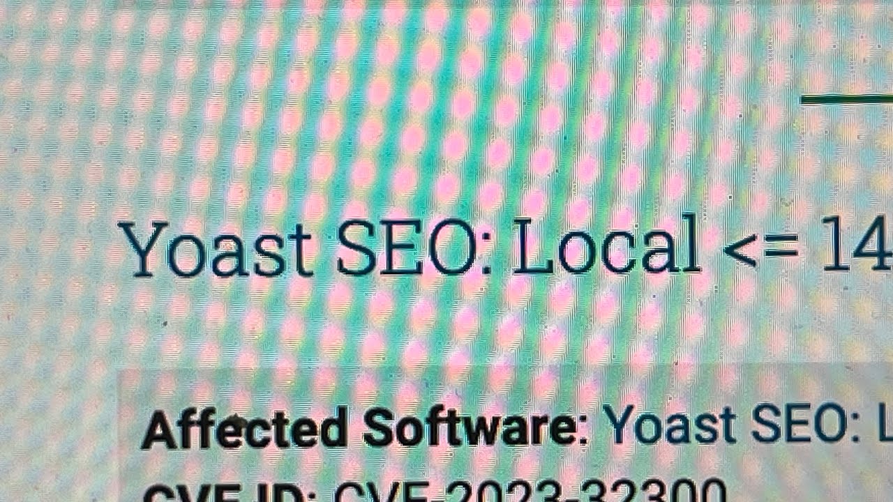 Yoast Seo Plugin Has Another Hack Problem In Reflected Cross Site Scripting – Vlog